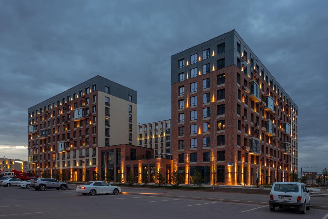 Aura Business Class Apartment Astana Bagian luar foto